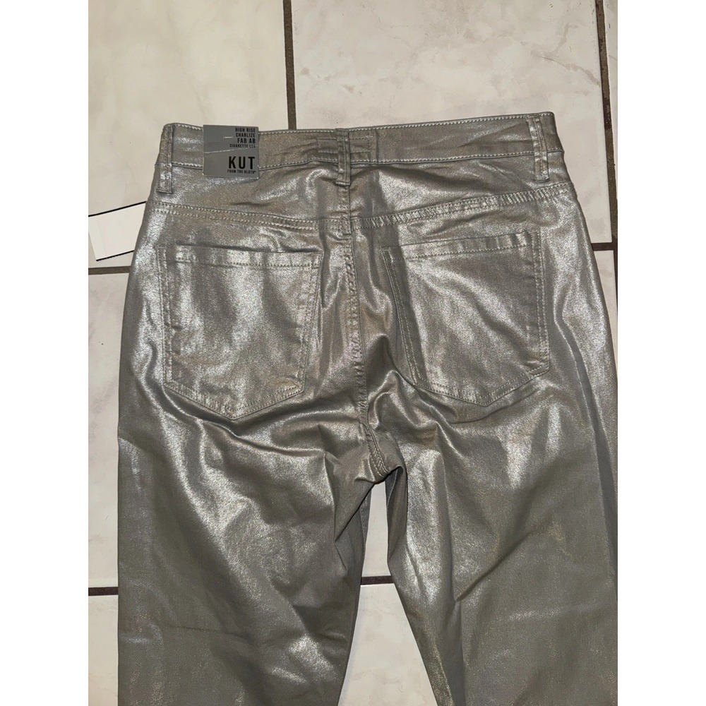 NWT Kut From The Kloth Charlize Coated Cigarette Leg Jeans Size 6 - Picture 7 of 16